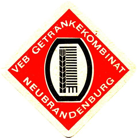 neubrandenburg nb-mv nord veb raute 1a (190-veb getränke-schwarzrot)